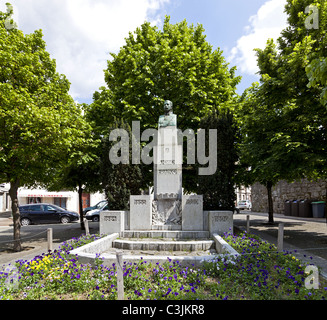 Monument à Joao Franco en Guimaraes, Portugal. Banque D'Images