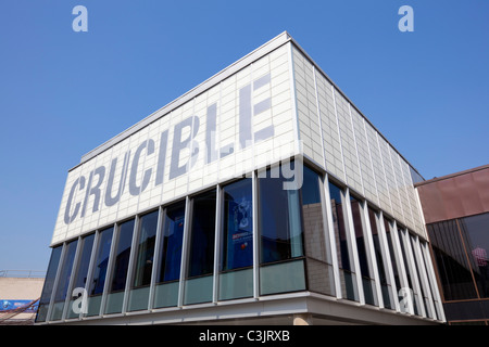 Théâtre Crucible le centre-ville de Sheffield South Yorkshire GO UK EU Europe Banque D'Images