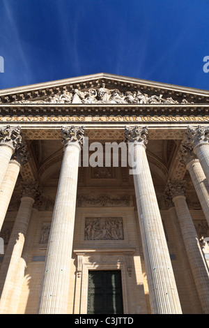 Entrée du Panthéon, Paris, France Banque D'Images