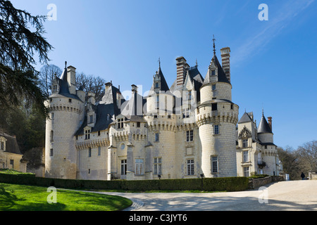 Le Château d'Ussé, Loire et vallée de l'Indre, Touraine, France Banque D'Images