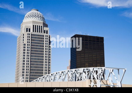 Le centre-ville de Louisville, Kentucky, USA. Banque D'Images