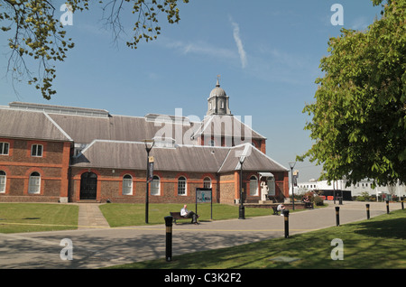 La fonderie de laiton Royal Building dans le centre ville de Woolwich, East London, UK. Banque D'Images