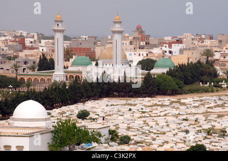 Donnant sur Sousse, Tunisie, Afrique Banque D'Images