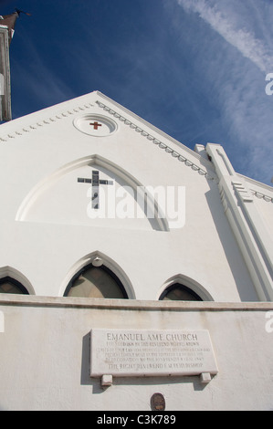 Charleston, Caroline du Sud. Emanuel AME, fondée en 1818. Banque D'Images