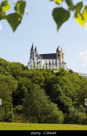 L'Europe, l'Allemagne, Rhénanie-Palatinat, vue de l'abbaye d'Arnstein Banque D'Images