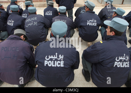 Centre de formation de la police par l'armée allemande à Kunduz Banque D'Images