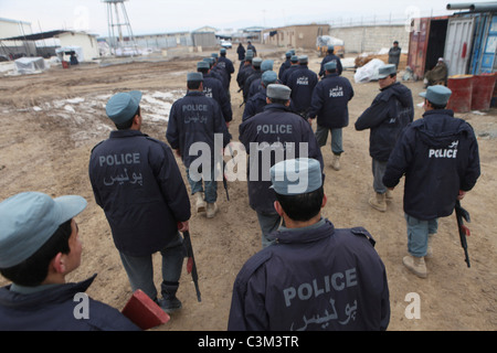 Centre de formation de la police par l'armée allemande à Kunduz Banque D'Images