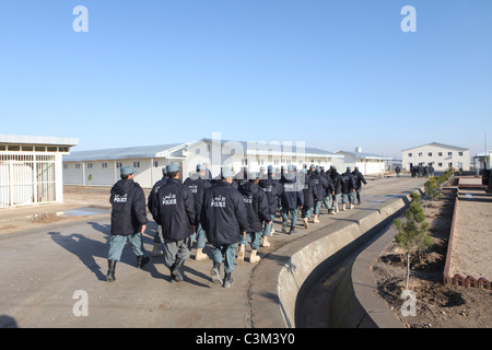 Centre de formation de la police par l'armée allemande à Kunduz Banque D'Images