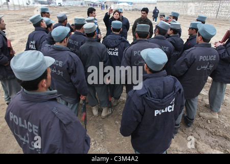 Centre de formation de la police par l'armée allemande à Kunduz Banque D'Images