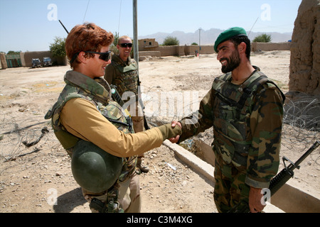 Les troupes néerlandaises en Afghanistan Banque D'Images