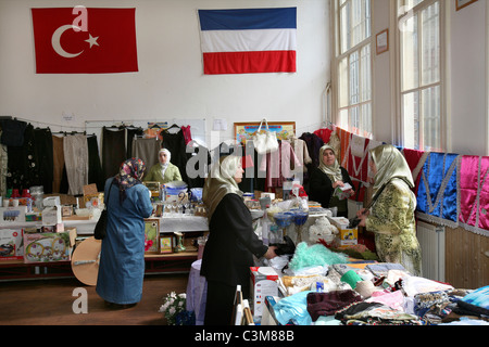 Second hand shop turc en Hollande Banque D'Images