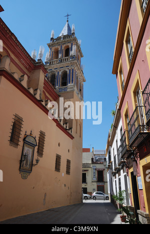 Eglise de Santa Ana, Triana, Séville, Espagne. Banque D'Images