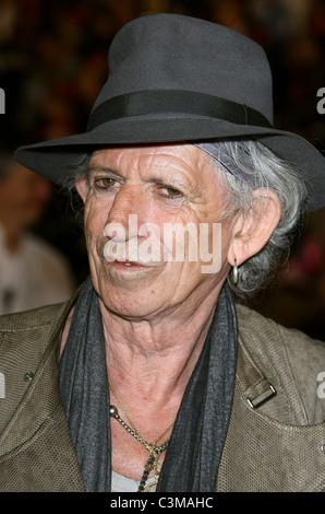 KEITH RICHARDS PIRATES DES CARAÏBES : SUR STRANGER TIDES. Première mondiale. WALT DISNEY PICTURES ANAHEIM LOS ANGELES FABRIQUÉES MAIN E Banque D'Images