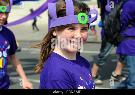 Brighton Festival Children's Parade 2011 Banque D'Images