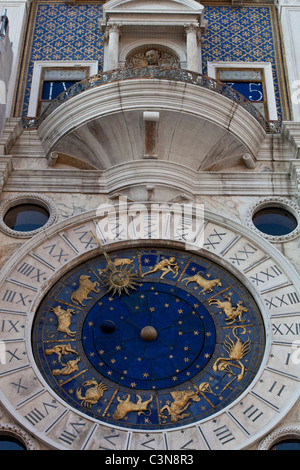 Réveil, St Marks Place Saint Marc, Venise, Italie Banque D'Images