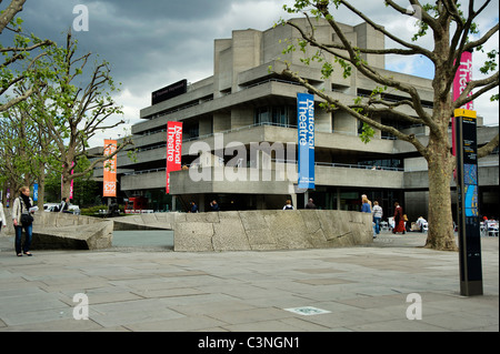 Théâtre national le London's South Bank Banque D'Images