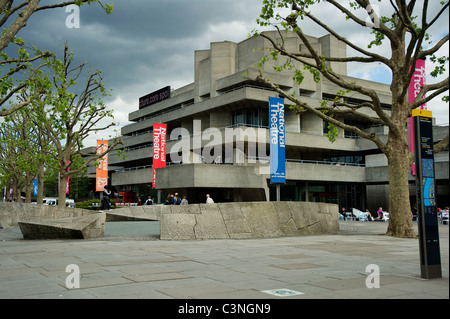 Théâtre national le London's South Bank Banque D'Images