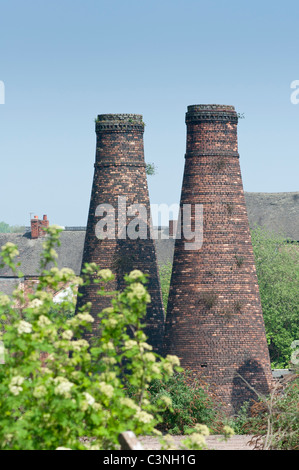 Fours Bouteille Poterie Marnes Acme à Burslem Stoke on Trent Banque D'Images