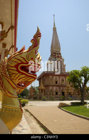 Le temple de Chalong, Phuket, Thailande Banque D'Images