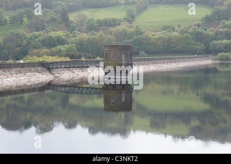 Réservoir de Talybont et forêt. Près de Talybont sur l'Usk Brecon Beacons, Pays de Galles, UK 110745 Brecon-Walk Banque D'Images