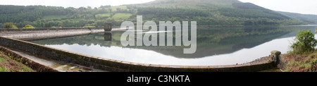 Réservoir de Talybont et forêt. Près de Talybont sur l'Usk Brecon Beacons, Pays de Galles, UK 110749 Brecon-Walk Banque D'Images