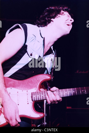 Gary Moore en concert Nottingham Rock City 1984 Banque D'Images