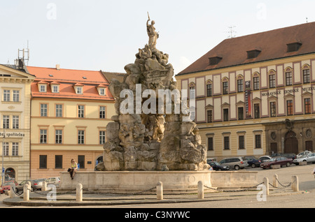 Statue d'Hercule dans Zelny trh Banque D'Images