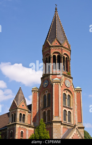 Tour de Kreuzeskirche à Essen, Allemagne Banque D'Images