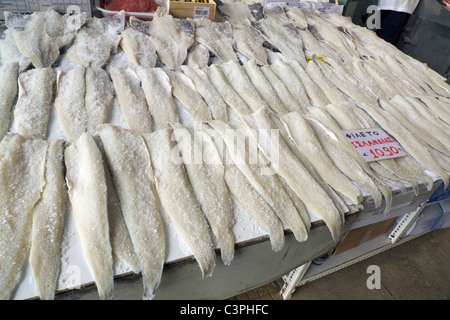 Grèce Athènes Plaka ATHINAS FISH MARKET Banque D'Images