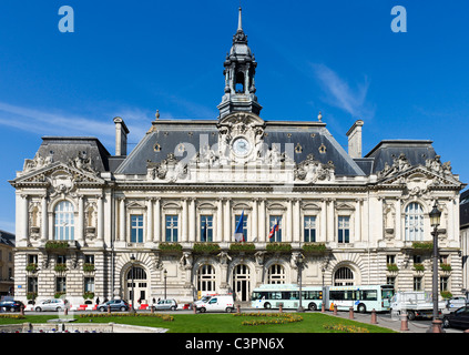 L'Hôtel de Ville, place Jean Jaurès, Tours, Indre et Loire, France Banque D'Images