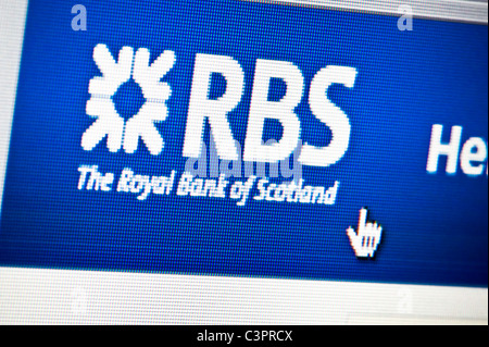 De près de l'logo RBS comme vu sur son site web. (Usage éditorial uniquement : -Print, télévision, e-book et le comité éditorial du site). Banque D'Images