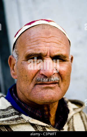 Des scènes dans le quartier commercial de Casablanca. Banque D'Images