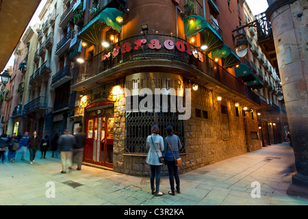 Espagne, Catalogne, Barcelone, Barri Gothic district Banque D'Images