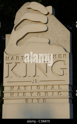 Martin Luther King (1929-1968). Memorial. Atlanta. United States. Banque D'Images