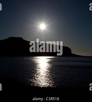 Balos Beach, sur la péninsule de Gramvousa, dans le nord-ouest de Crète, Grèce. Banque D'Images