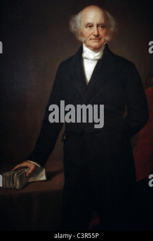 Martin Van Buren (1782-1862). Homme politique américain. 8ème Président des Etats-Unis. Portrait (1864) par George Peter Alexander Healy. Banque D'Images