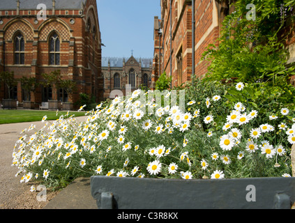 Oxford baignée de soleil au printemps,un endroit à visiter ou d'étude,keble a très peu distinctive à la maçonnerie. Banque D'Images