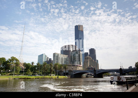 Melbourne, Victoria, Australie - Journée dans la ville de Sun Banque D'Images