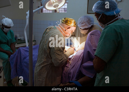 L'hôpital MSF de Betou,chirurgie,République du Congo Banque D'Images