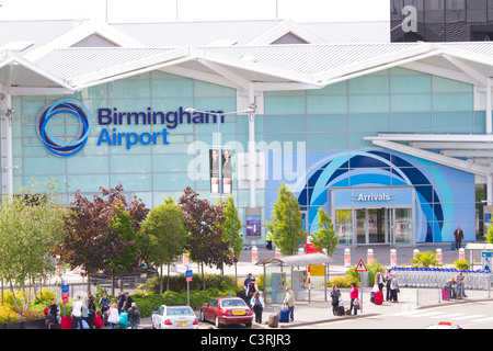Terminal à l'Aéroport International de Birmingham, West Midlands. Banque D'Images