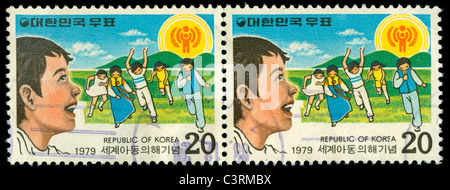 Timbre-poste en provenance de Corée du Sud 1979 Banque D'Images
