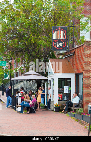 Millie's Diner, Richmond, VA Banque D'Images