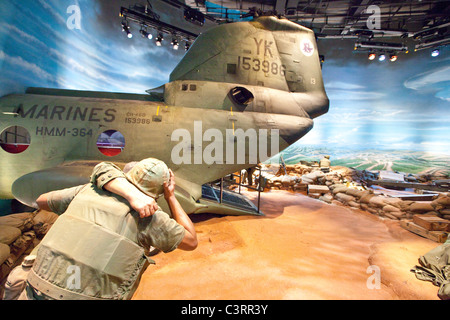 Vietnam la pièce, National Museum of the Marine Corps, Triangle, VA Banque D'Images