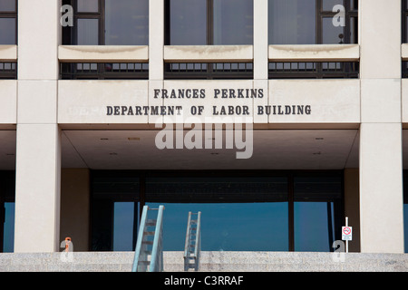 Frances Perkins Ministère de la construction du travail, Washington DC Banque D'Images