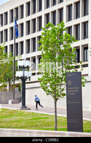 Frances Perkins Ministère de la construction du travail, Washington DC Banque D'Images