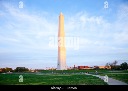 Le Monument de Washington, Washington DC Banque D'Images