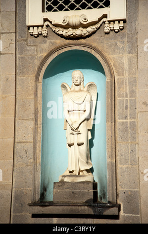 Statue à Kiddist Sélassié (sainte trinité) Cathédrale, Addis Abeba, Ethiopie Banque D'Images