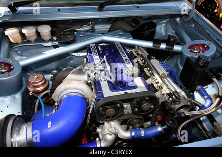 Moteur Ford Cosworth de haute performance. Banque D'Images