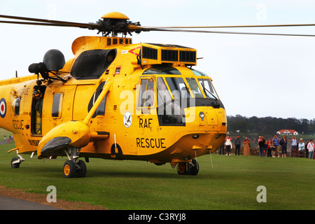 Air Sea King hélicoptère de sauvetage en mer. Banque D'Images