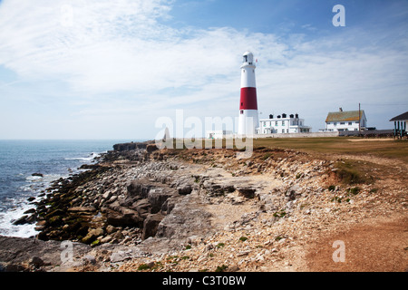 Un paysage de Portland Bill Lighthouse dans le Dorset Banque D'Images